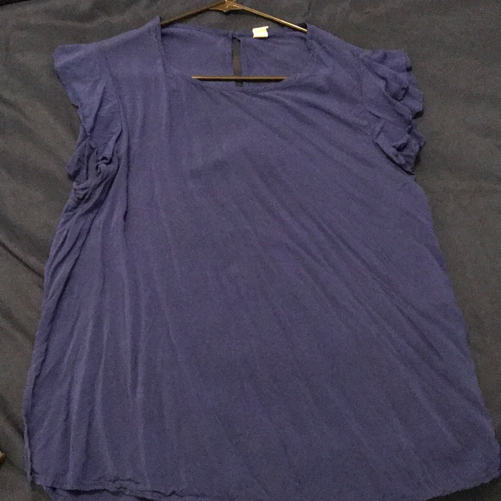 Royal blue blouse